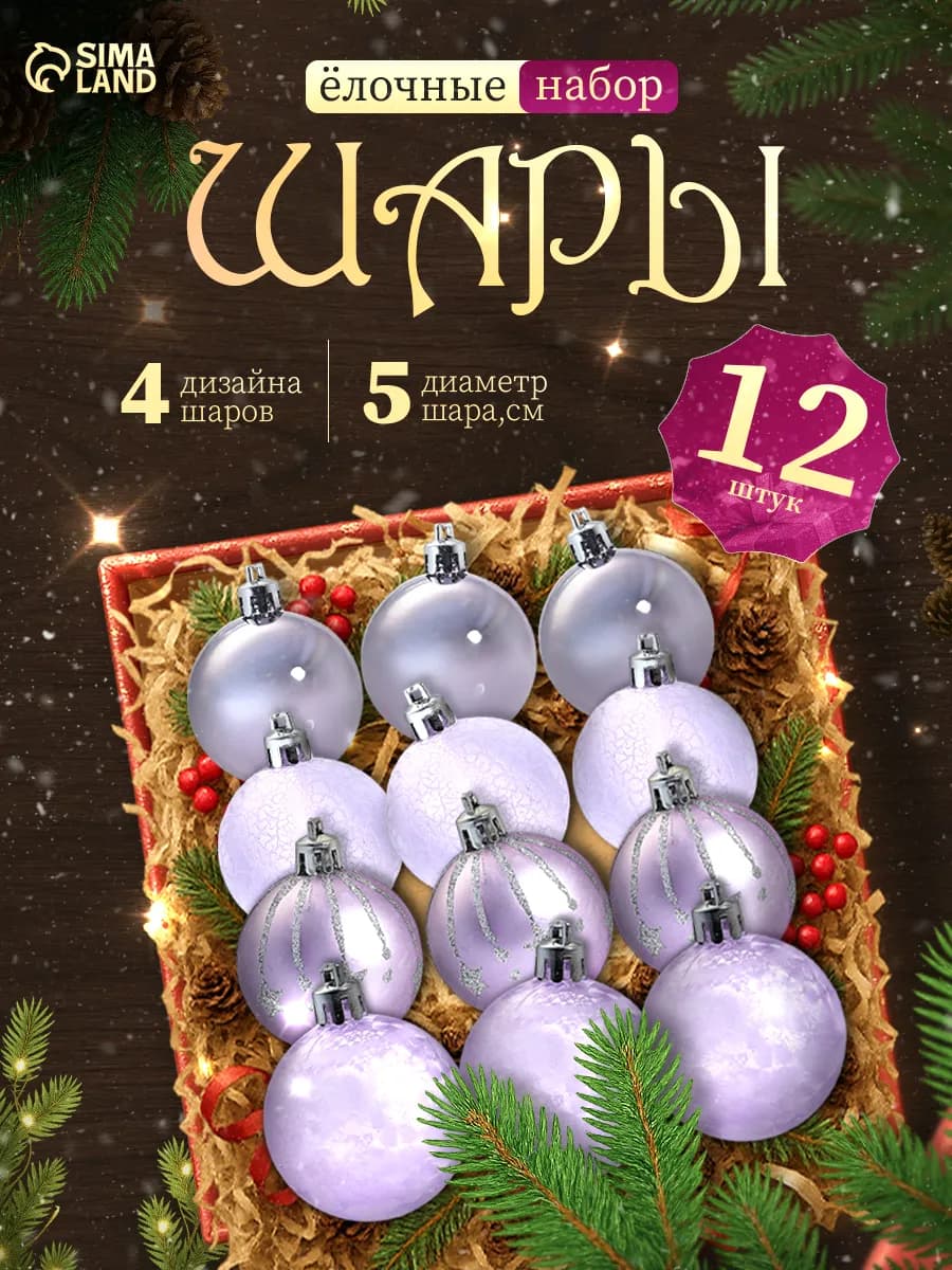 Елочные игрушки шары на елку новогодние