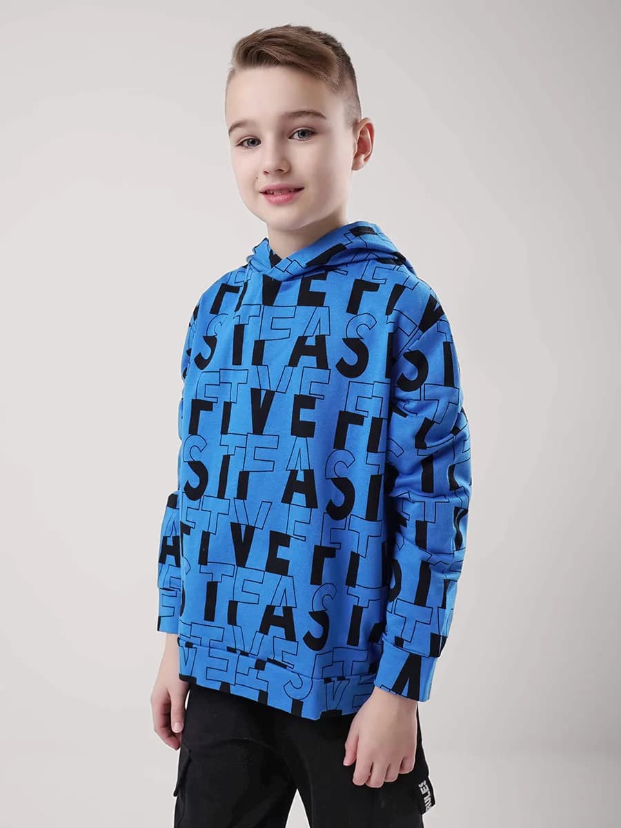 Худи детское с капюшоном из футера