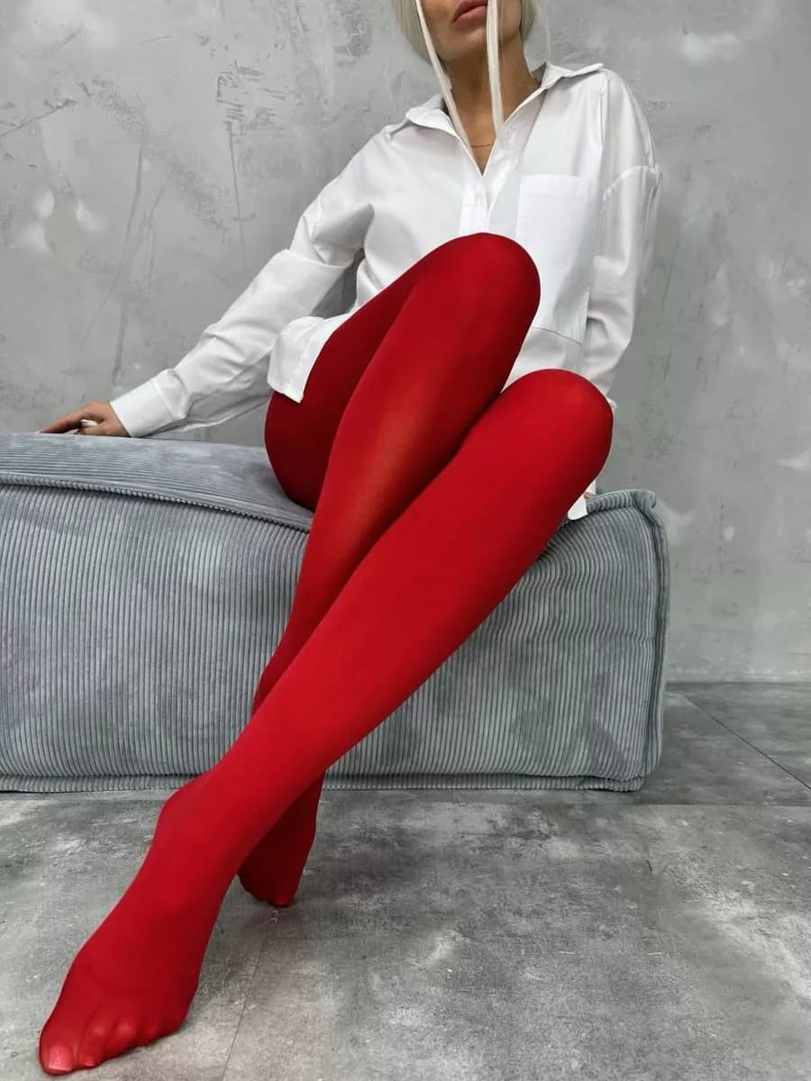 Колготки теплые плотные из микрофибры 300 ден