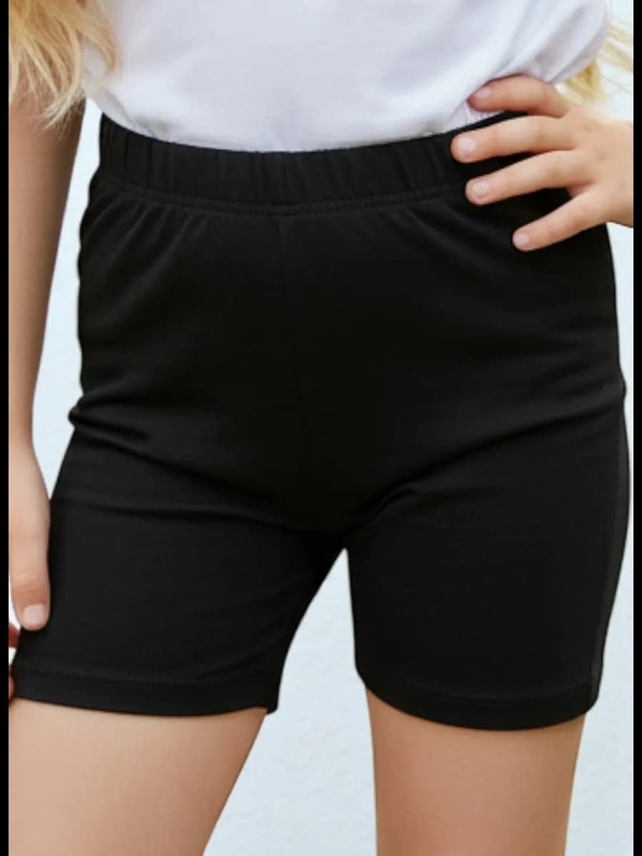 Шорты облегающие короткие в школу