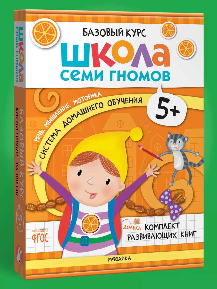 Набор книги для детей развивашки, базовый курс 5+