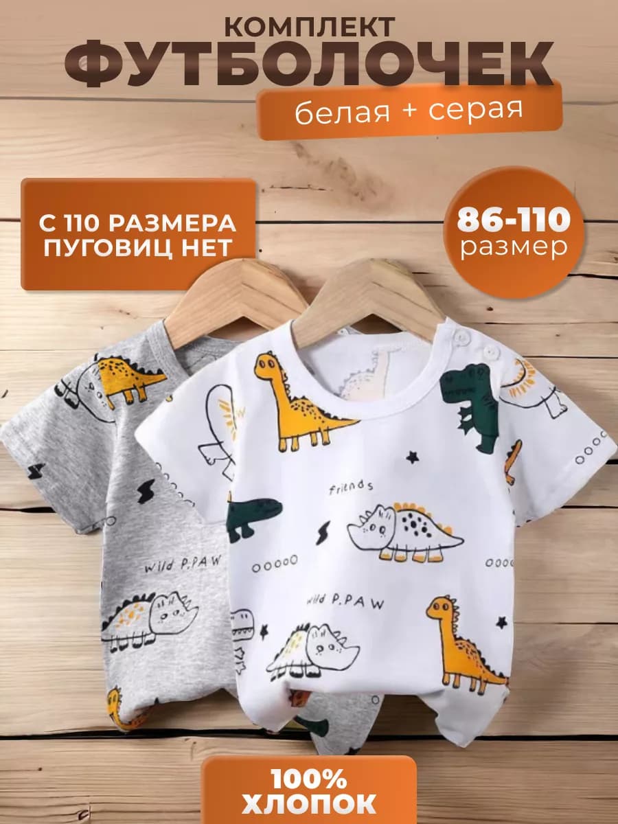Футболка для мальчика набор 2шт