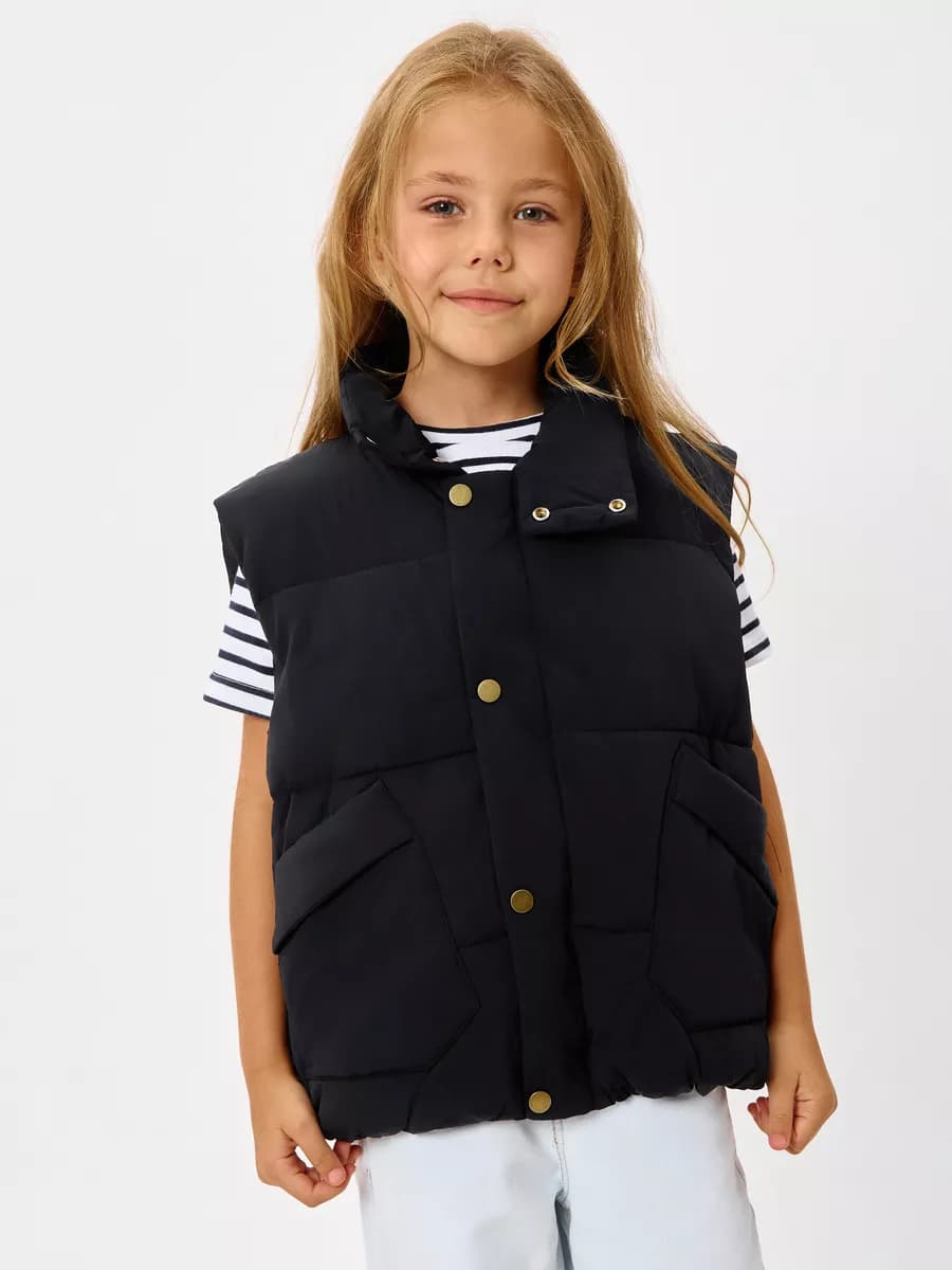 Жилетка детская утепленная безрукавка