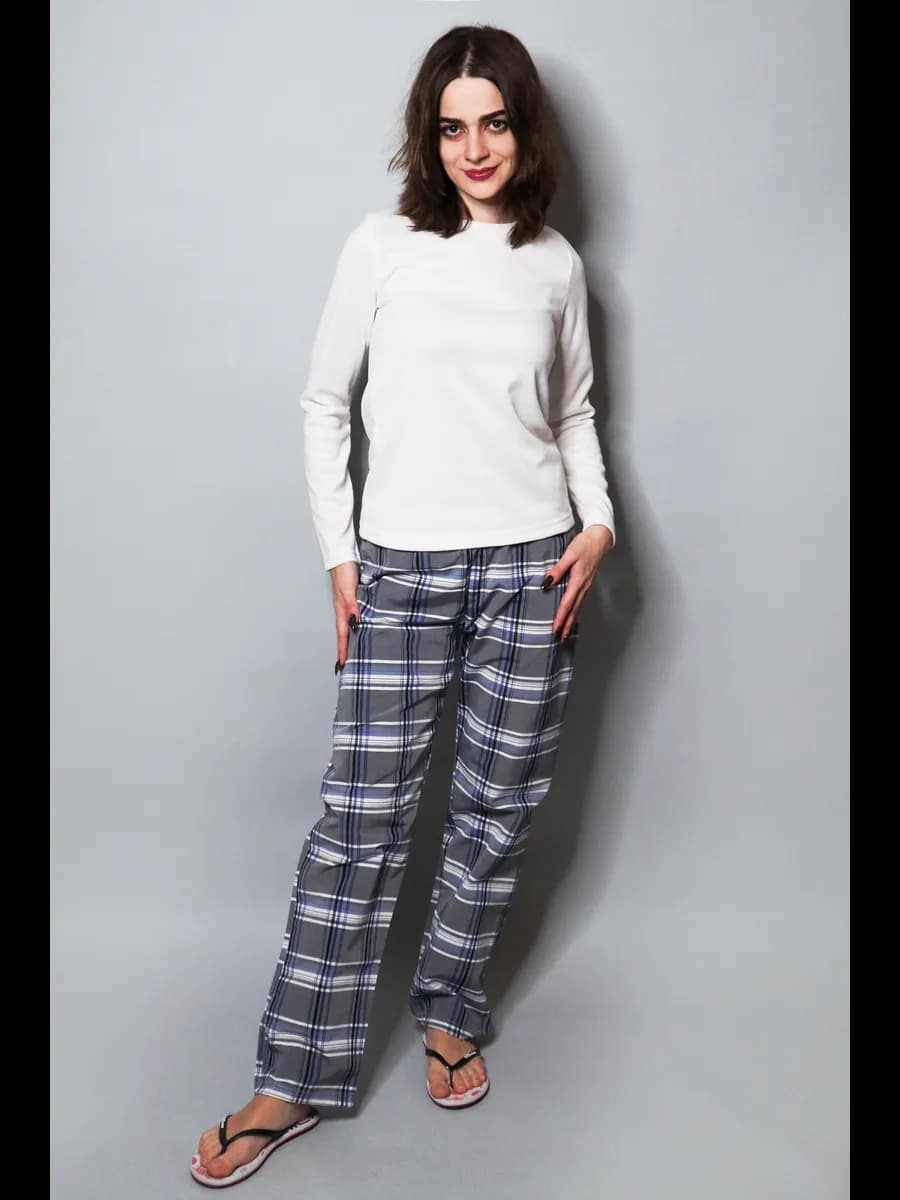 брюки домашние на резинке летние