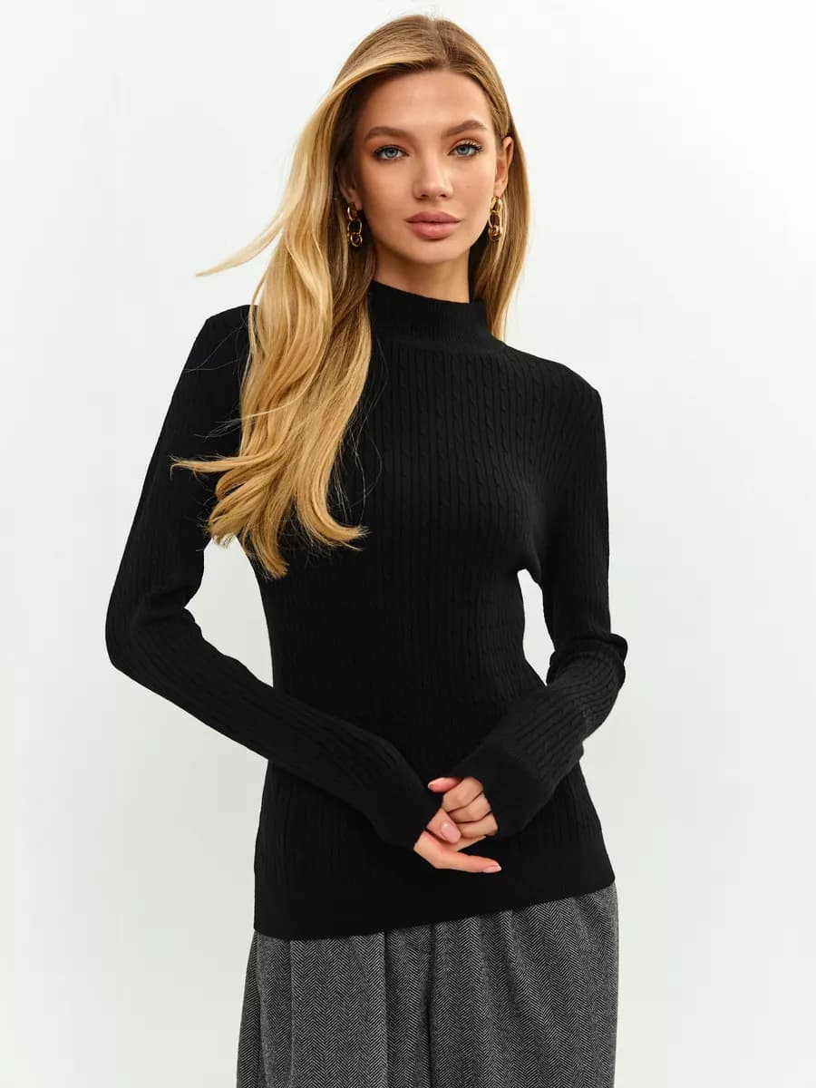 Джемпер кашемировый нарядный в офис