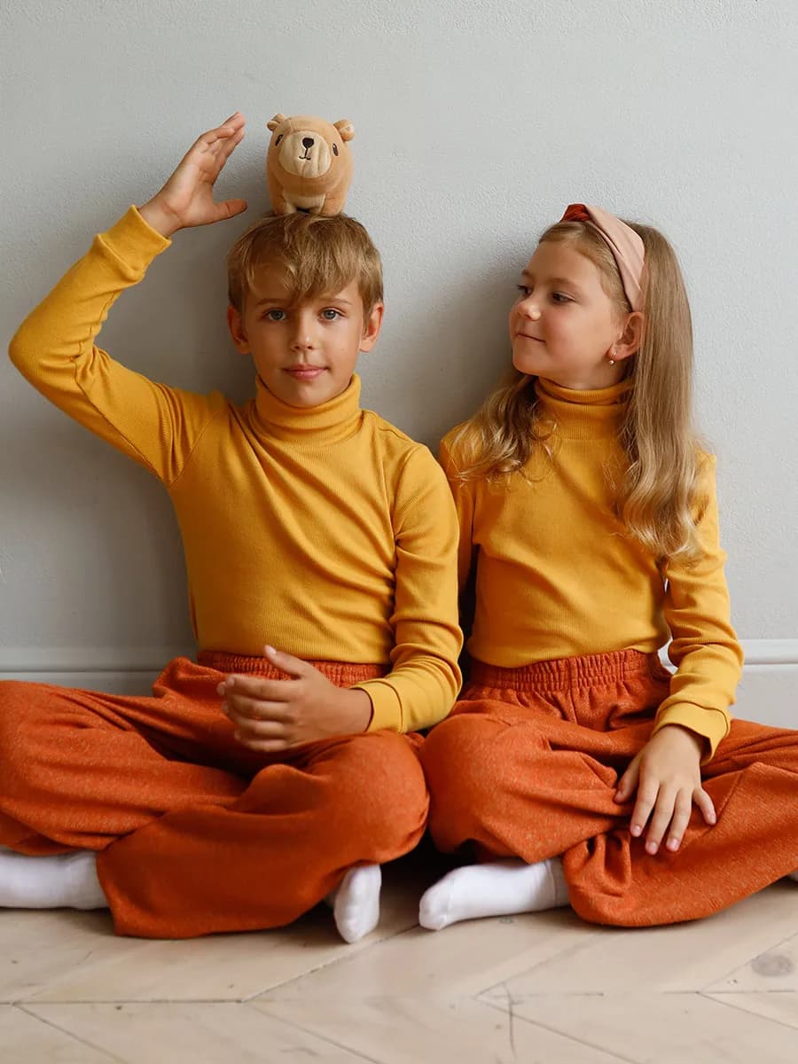 Водолазка в рубчик