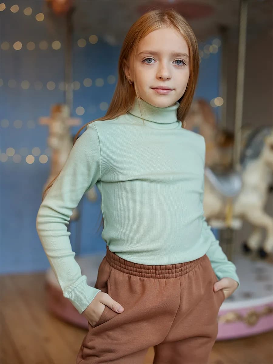 Водолазка в рубчик