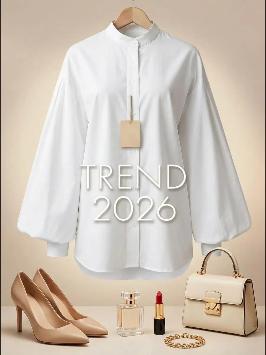 Блузка нарядная с объемными рукавами