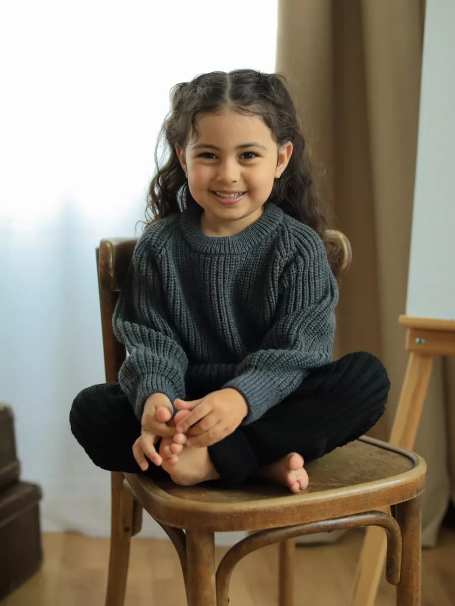 Кофта джемпер крупной вязки