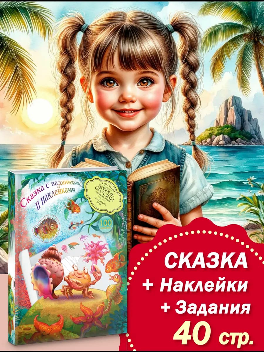Подарки в садик на др ребенка КНИГИ для детей с наклейками