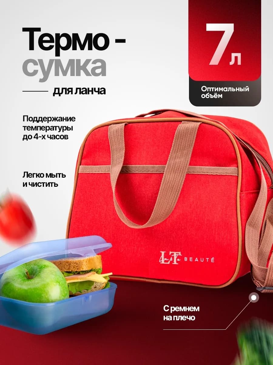 Термосумка сумка-холодильник для пикника и ланча