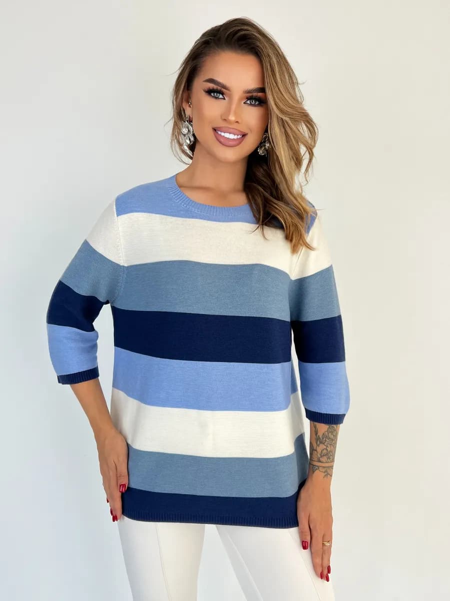 Весенний джемпер из хлопка