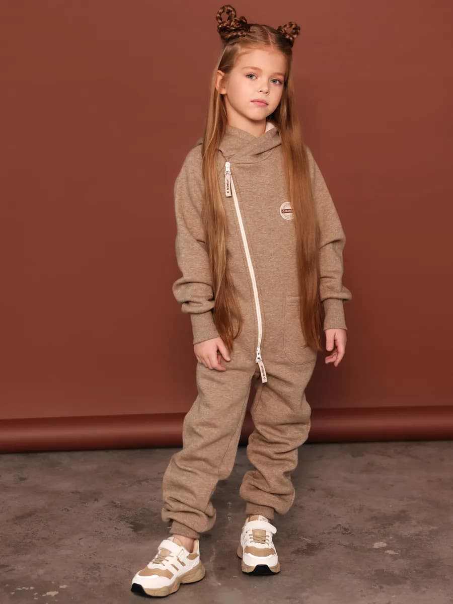 Детский комбинезон косуха утепленный с начесом