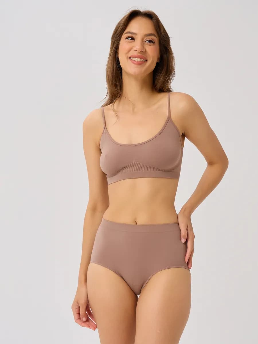 Топ бюстгальтер бесшовный