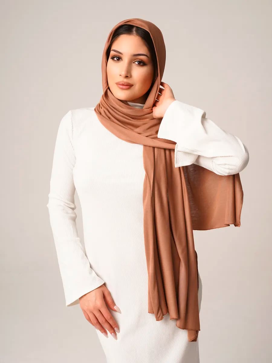 Шарф трикотажный мусульманский