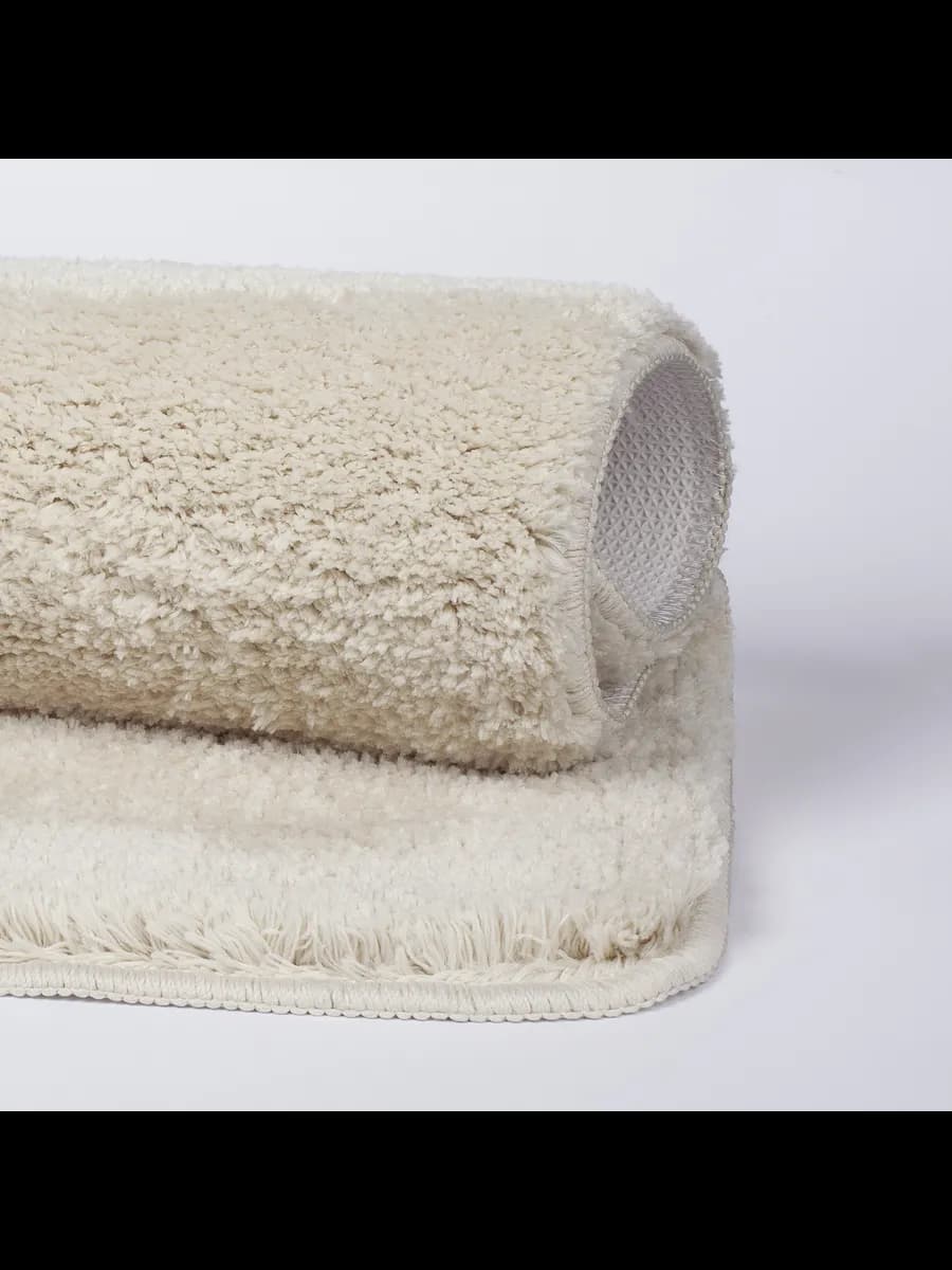 Коврик для ванной большой бежевый 70x120