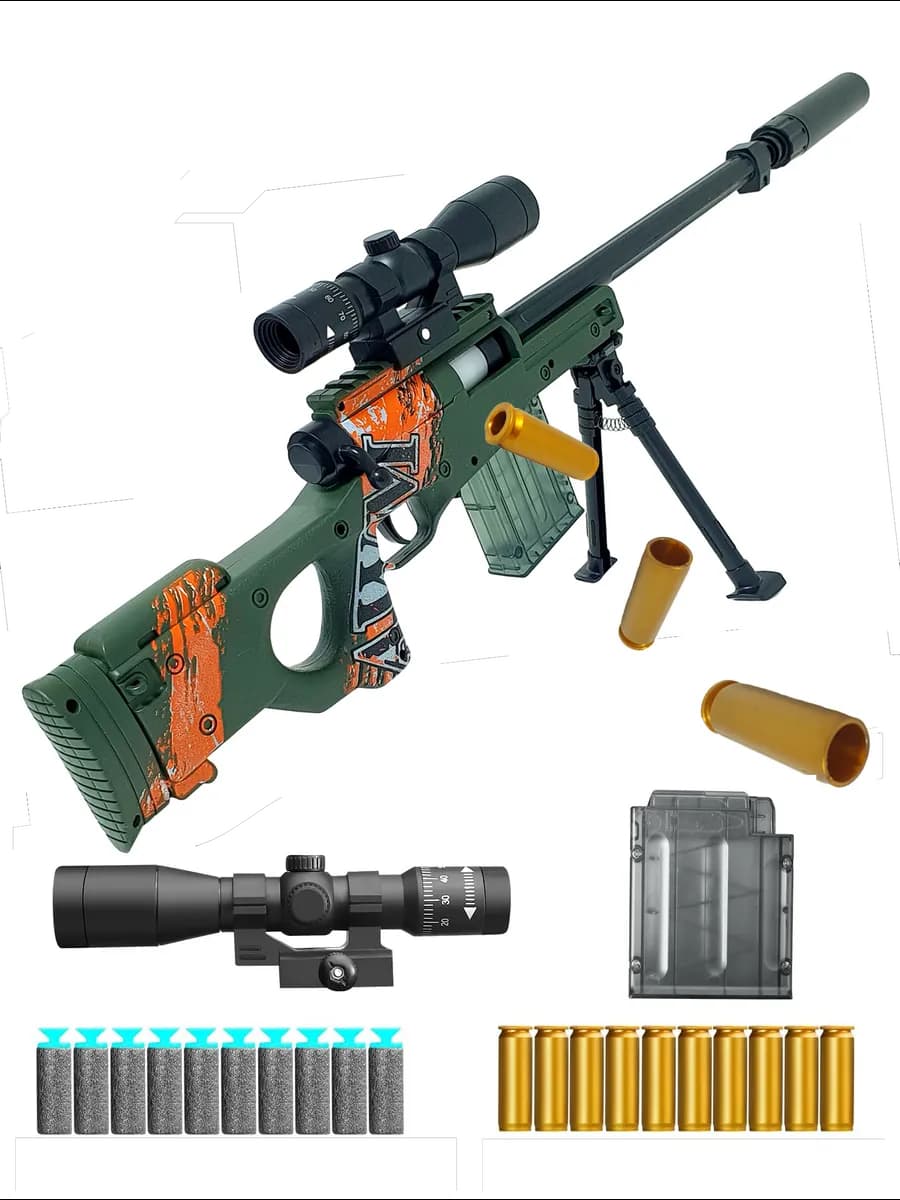 Винтовка с мягкими пулями детская - AWP - фото 1