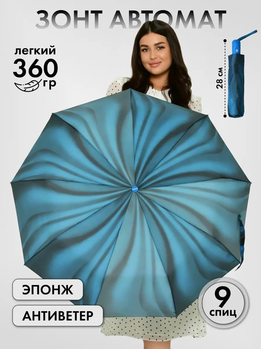 Зонт автомат легкий антиветер