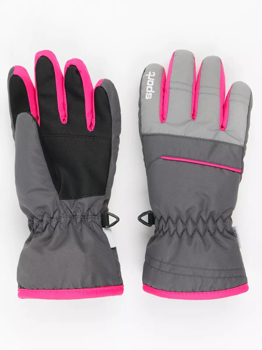 Перчатки детские непромокаемые на флисе до -30