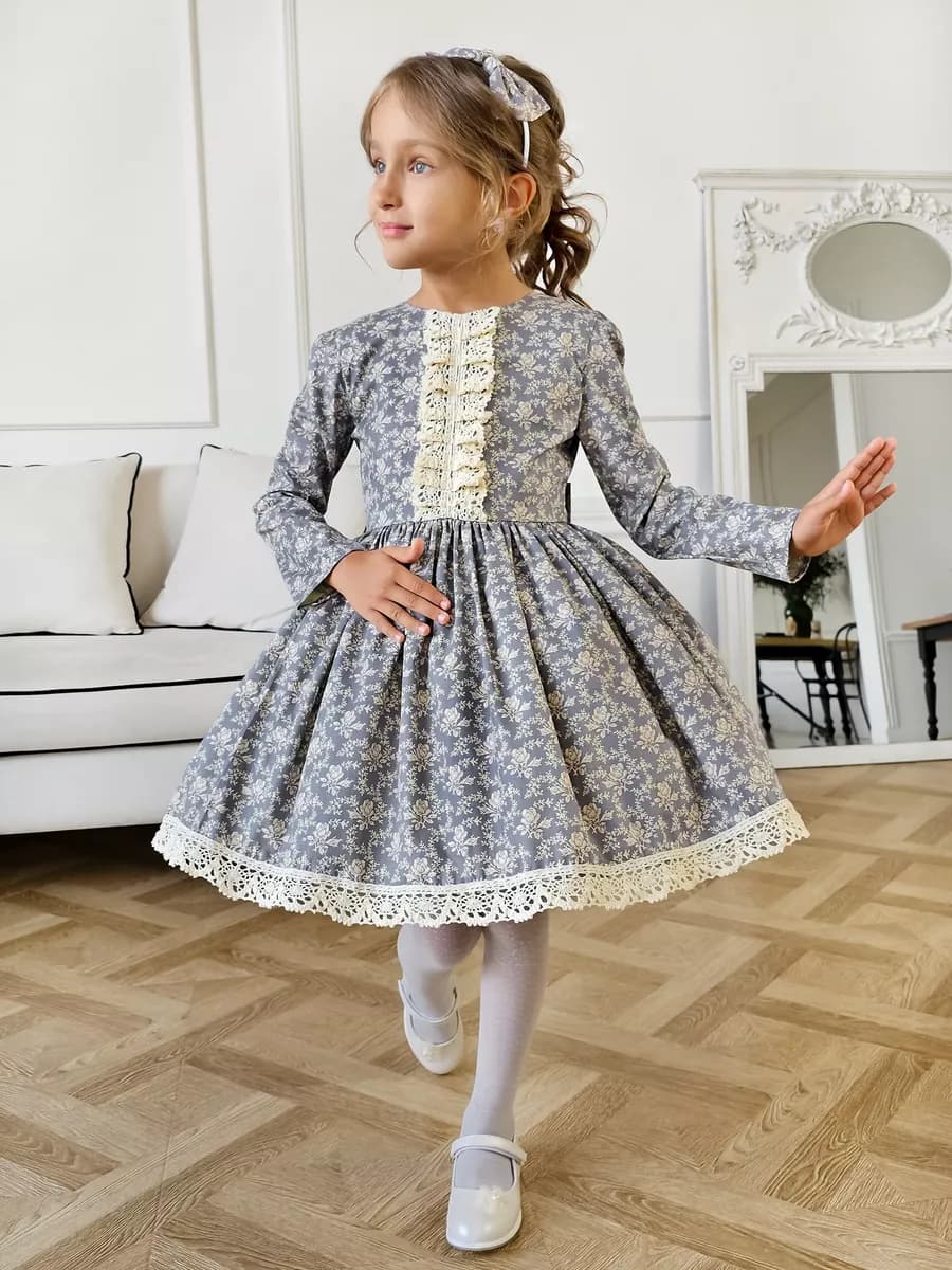 Платье нарядное и повседневное в садик - фото 1