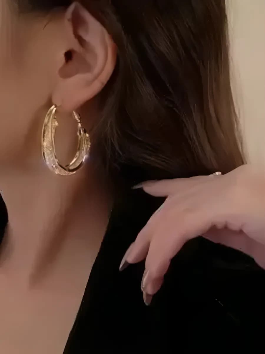 Серьги бижутерия кольца
