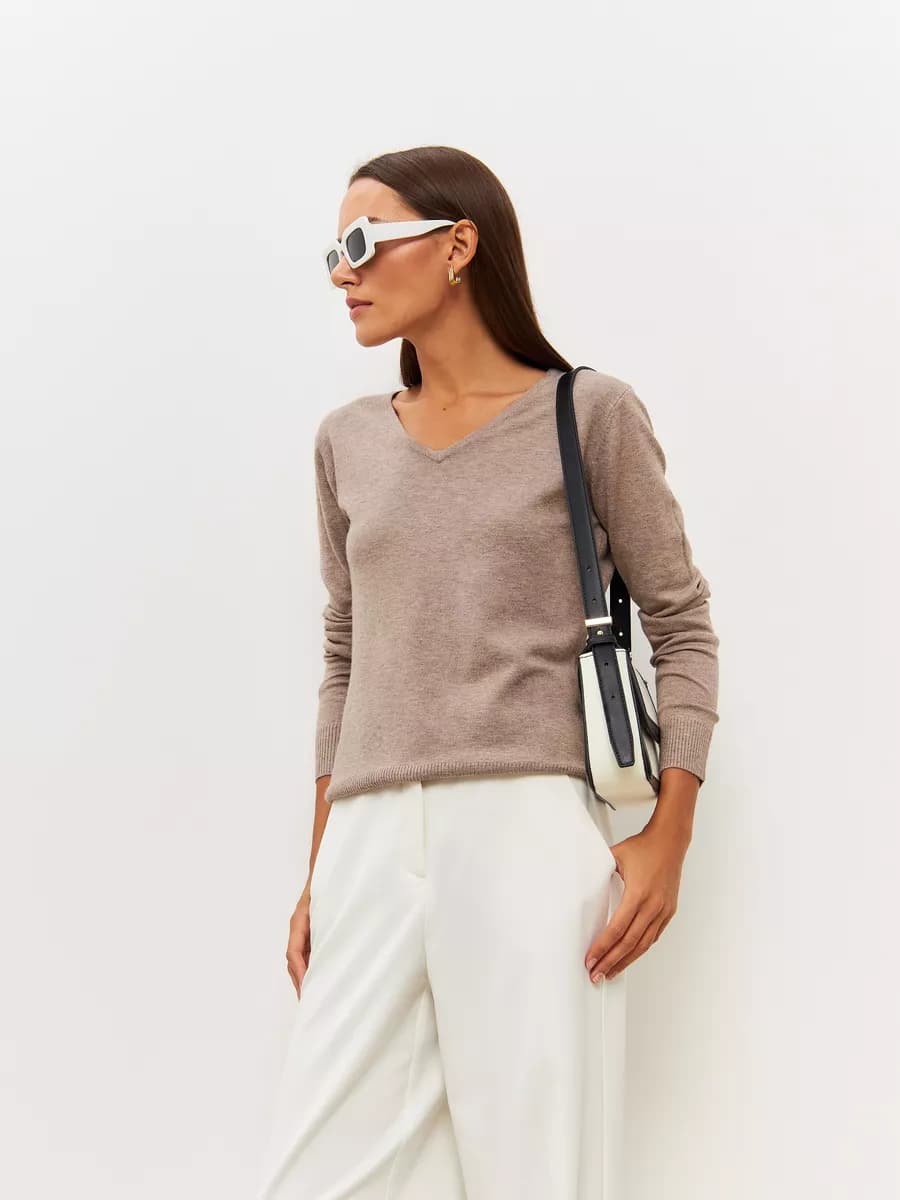 Пуловер женский кашемир