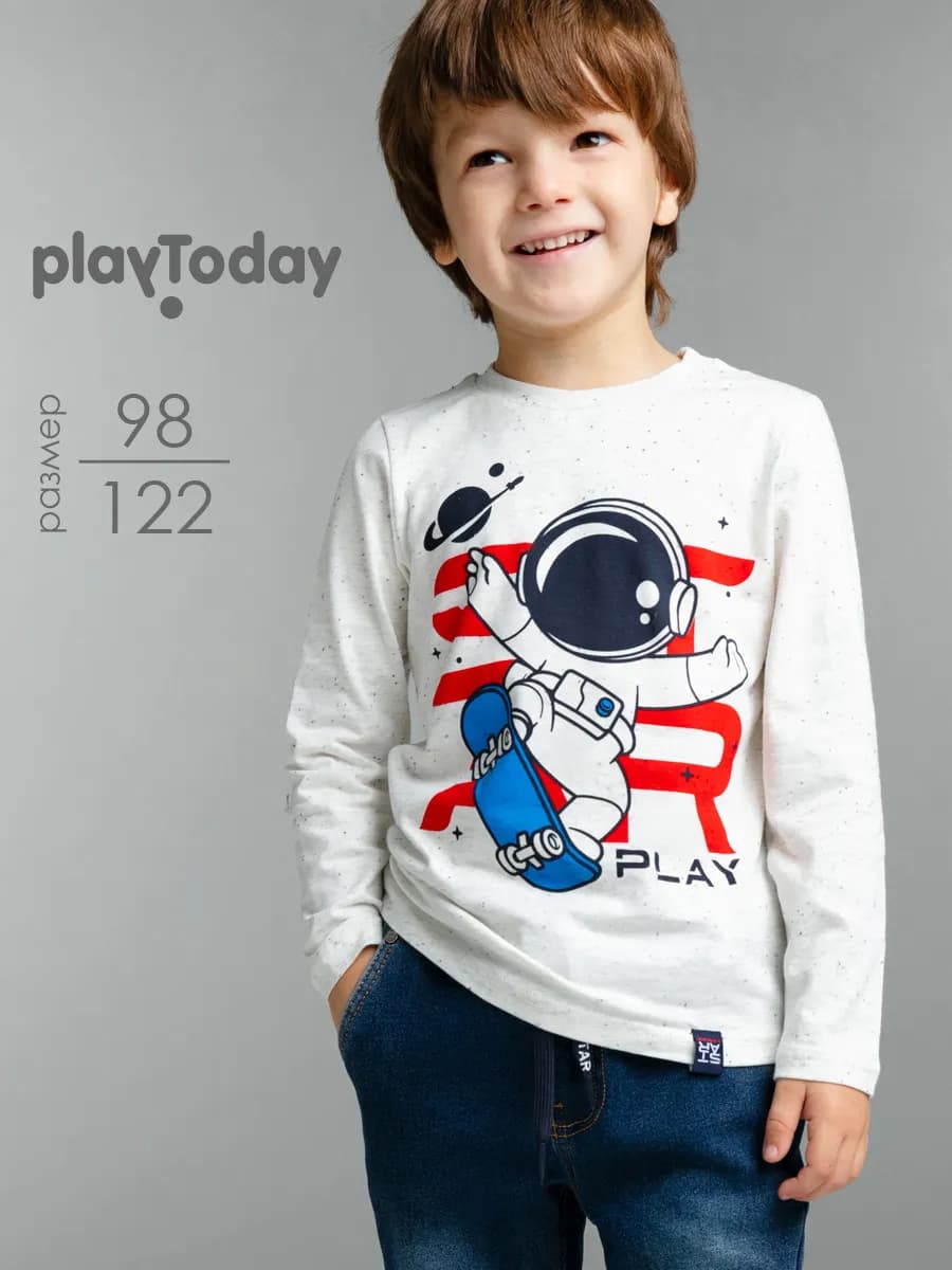 Лонгслив трикотажный - фото 1