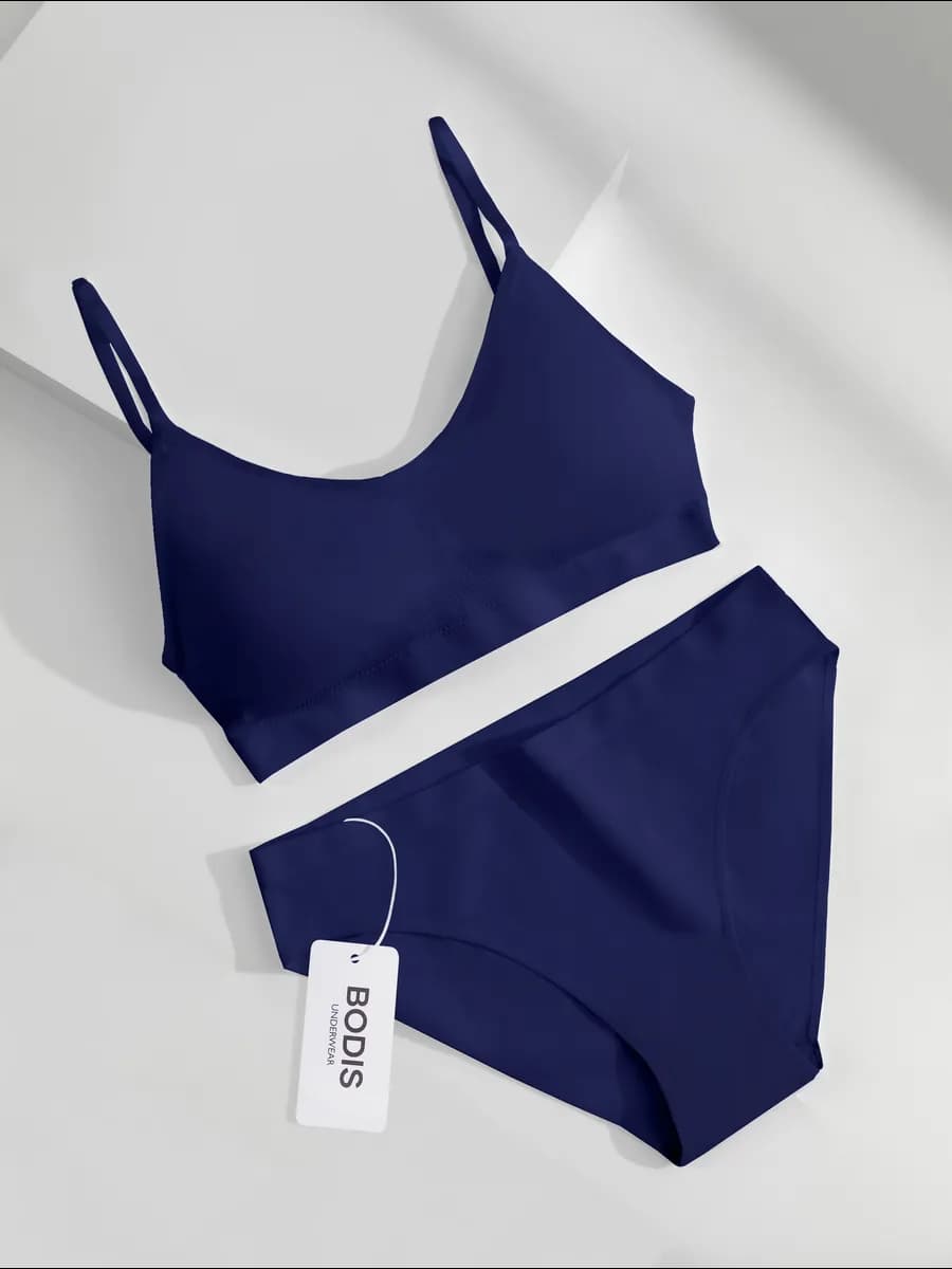 Нижнее белье комплект бесшовное с топом и трусами