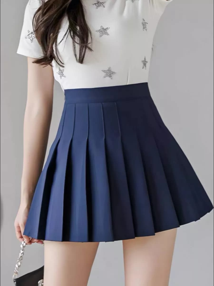 Юбка в складку мини школьная теннисная