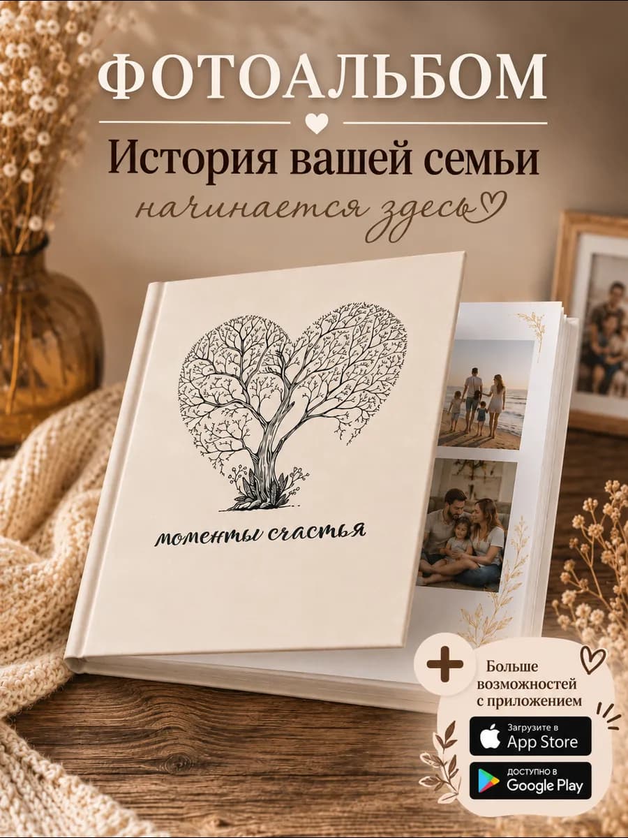 Фотоальбом семейный в подарок