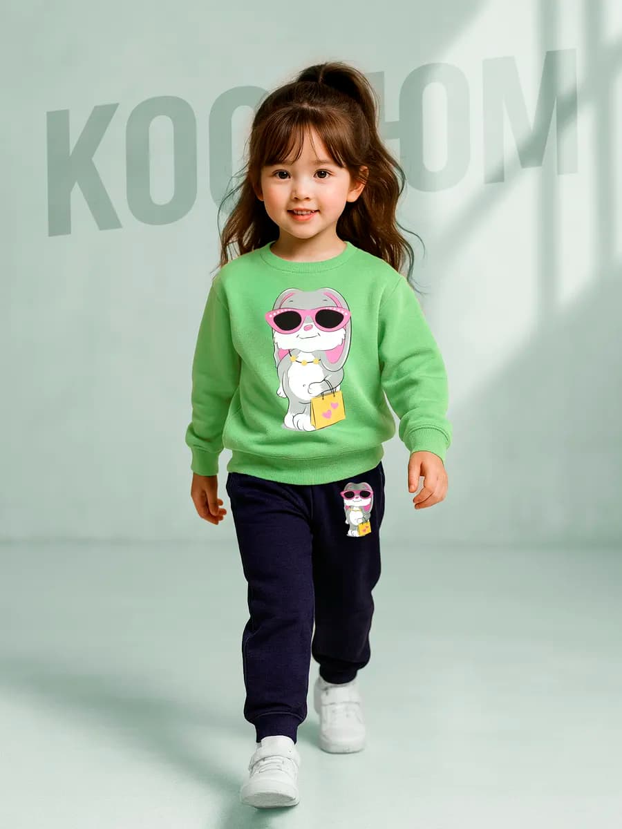 Костюм спортивный детский с принтом