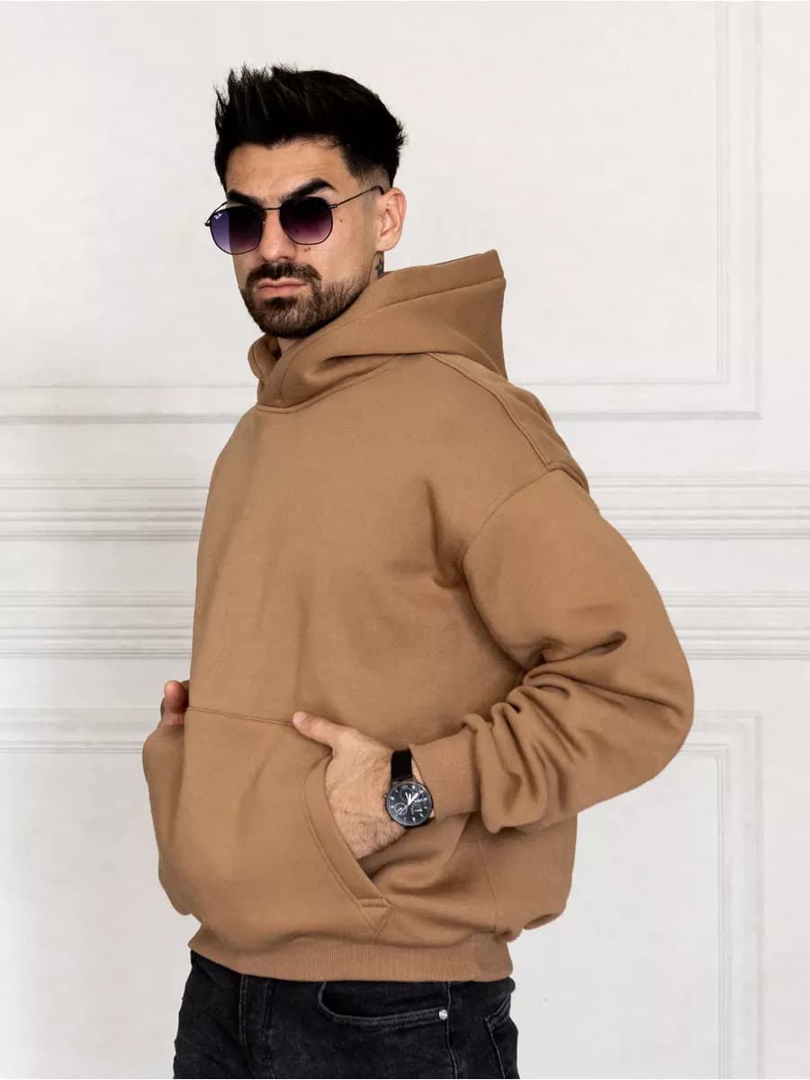 худи оверсайз с начесом