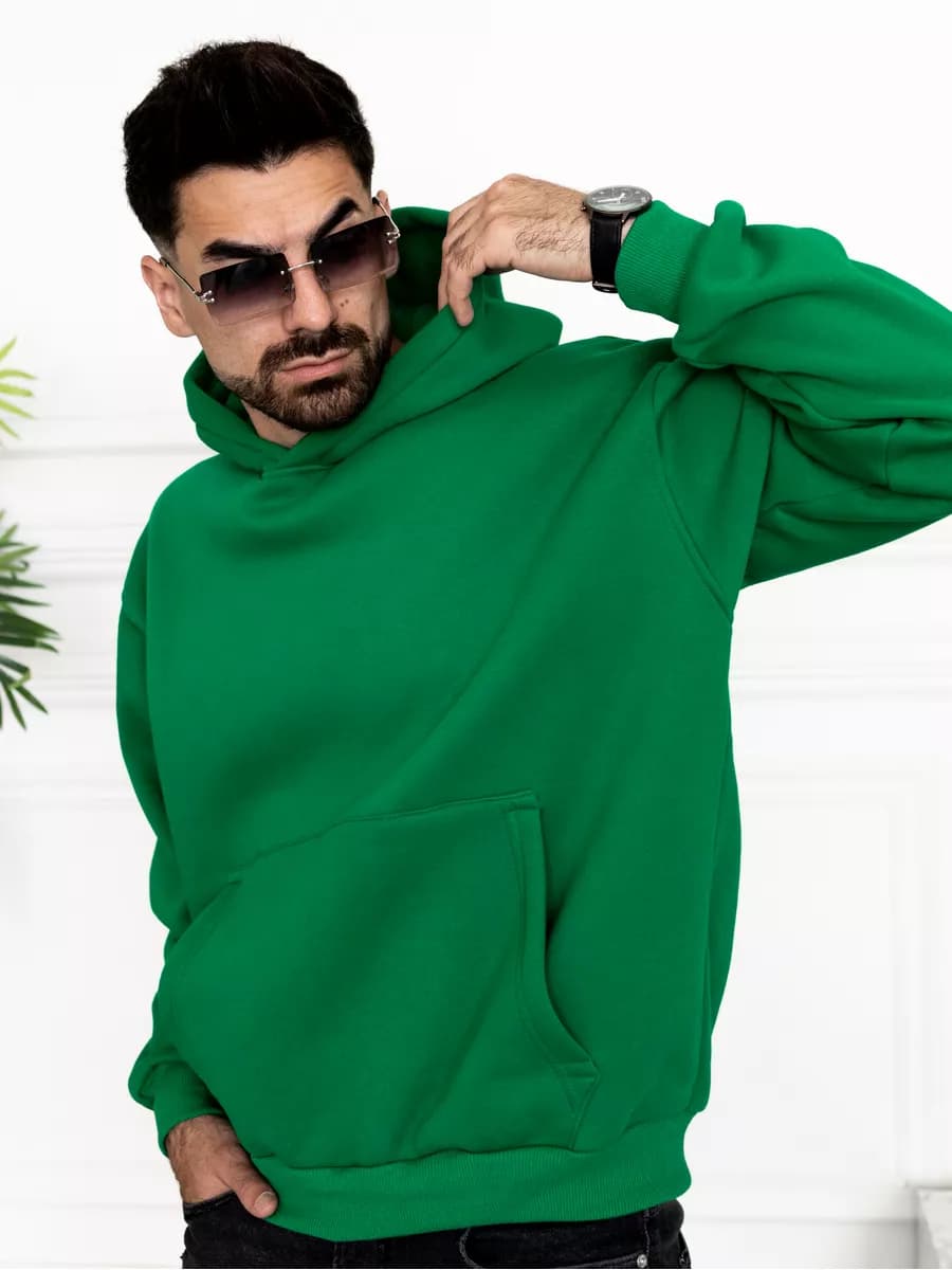 худи оверсайз с начесом