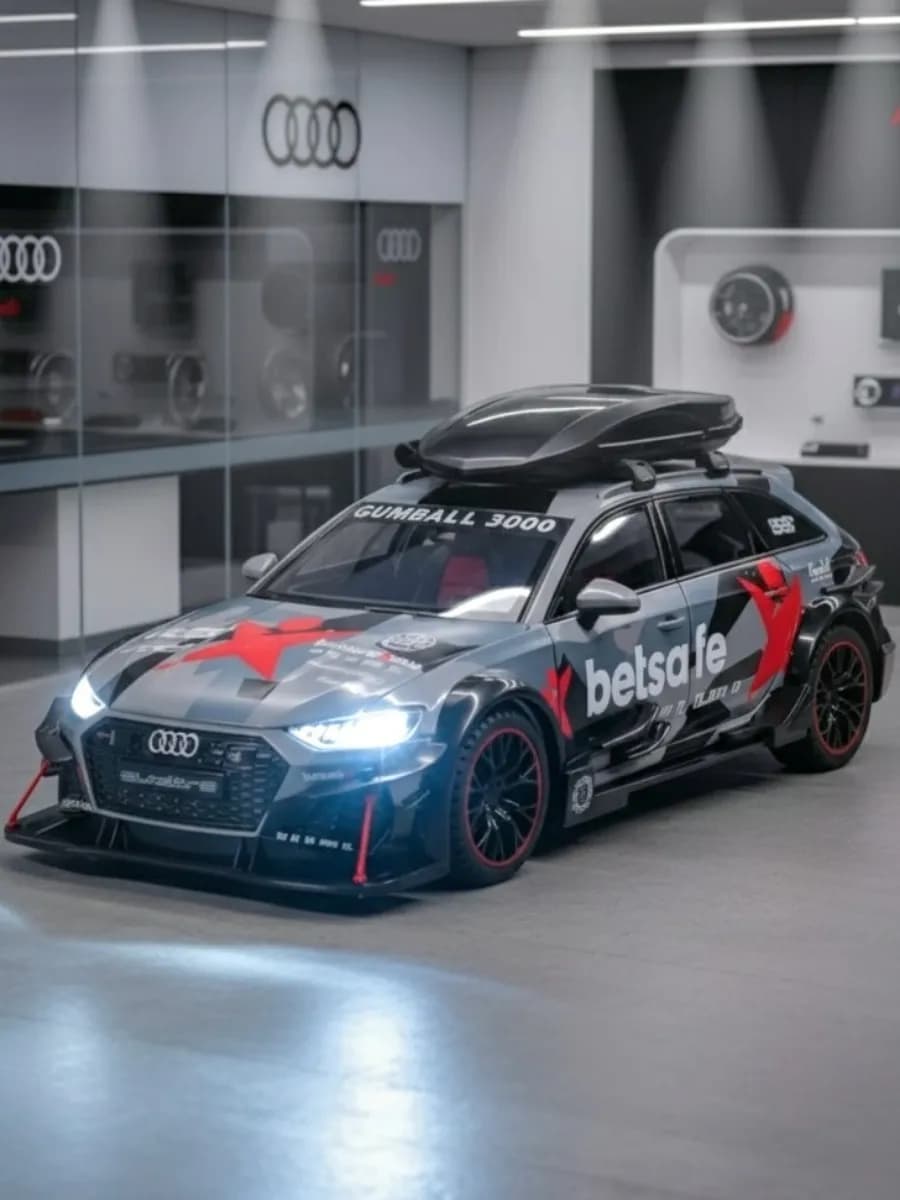 машинка металлическая Audi RS6 1 24