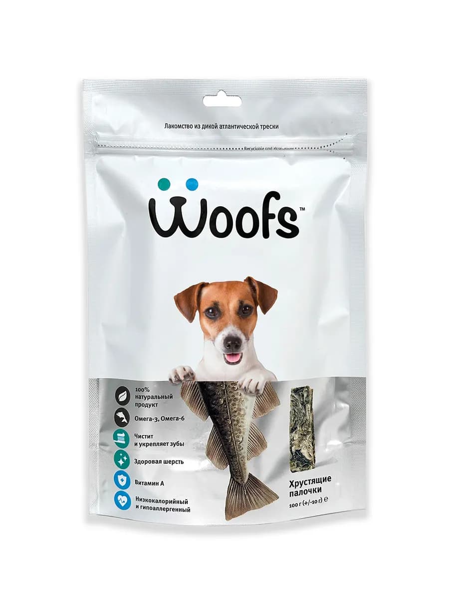 Рыбное лакомство для собак (сушеное) - "Джек-рассел-терьер"