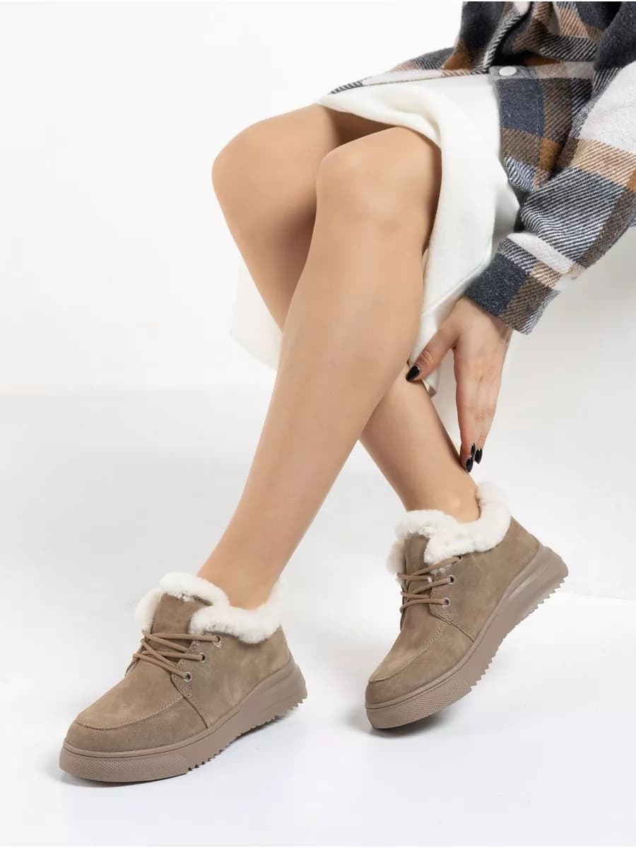 Ботинки женские зимние короткие