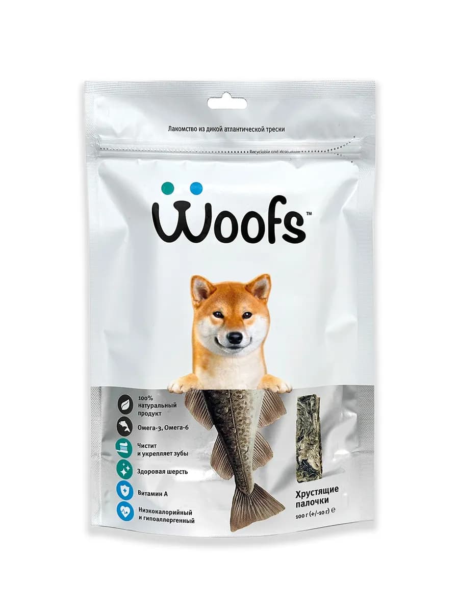 Рыбное лакомство для собак (сушеное) - "Сиба-Ину"