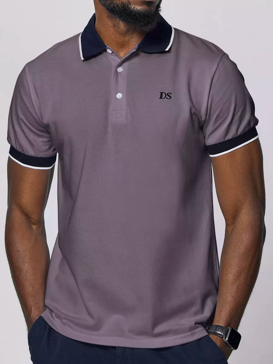 Футболка поло с коротким рукавом хлопок