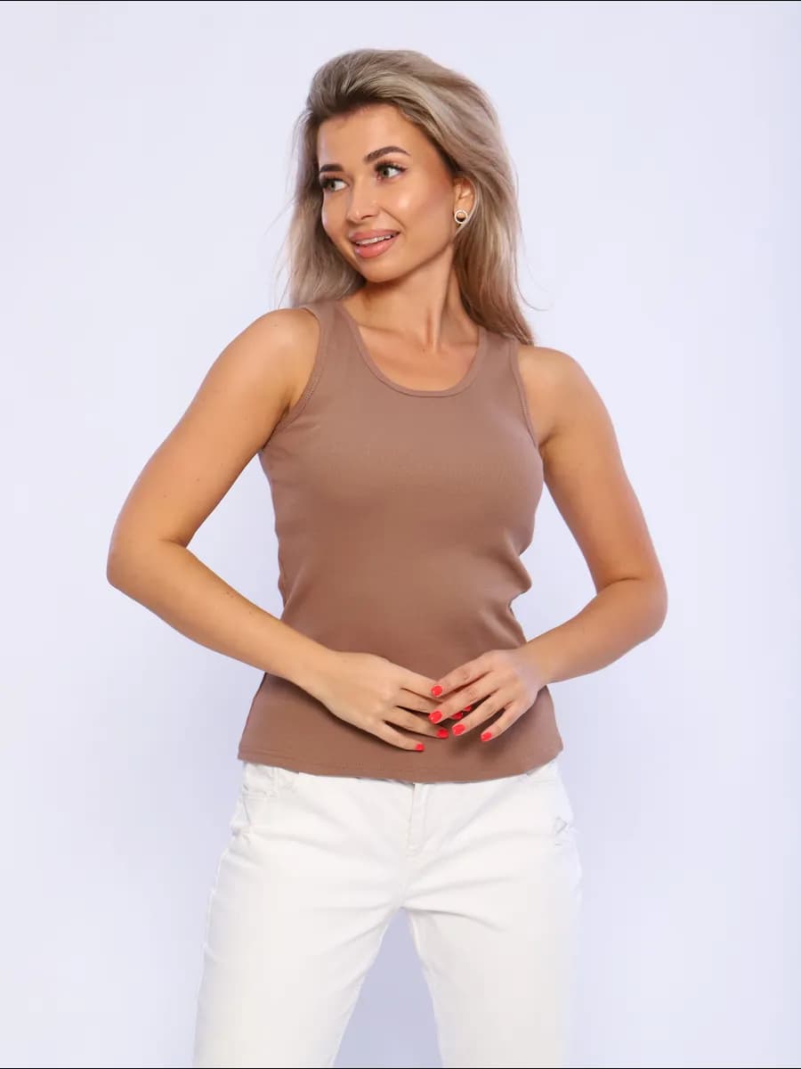 Майка базовая спортивная для фитнеса под пиджак