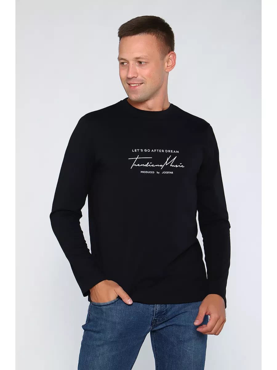 Лонгслив мужской хлопок