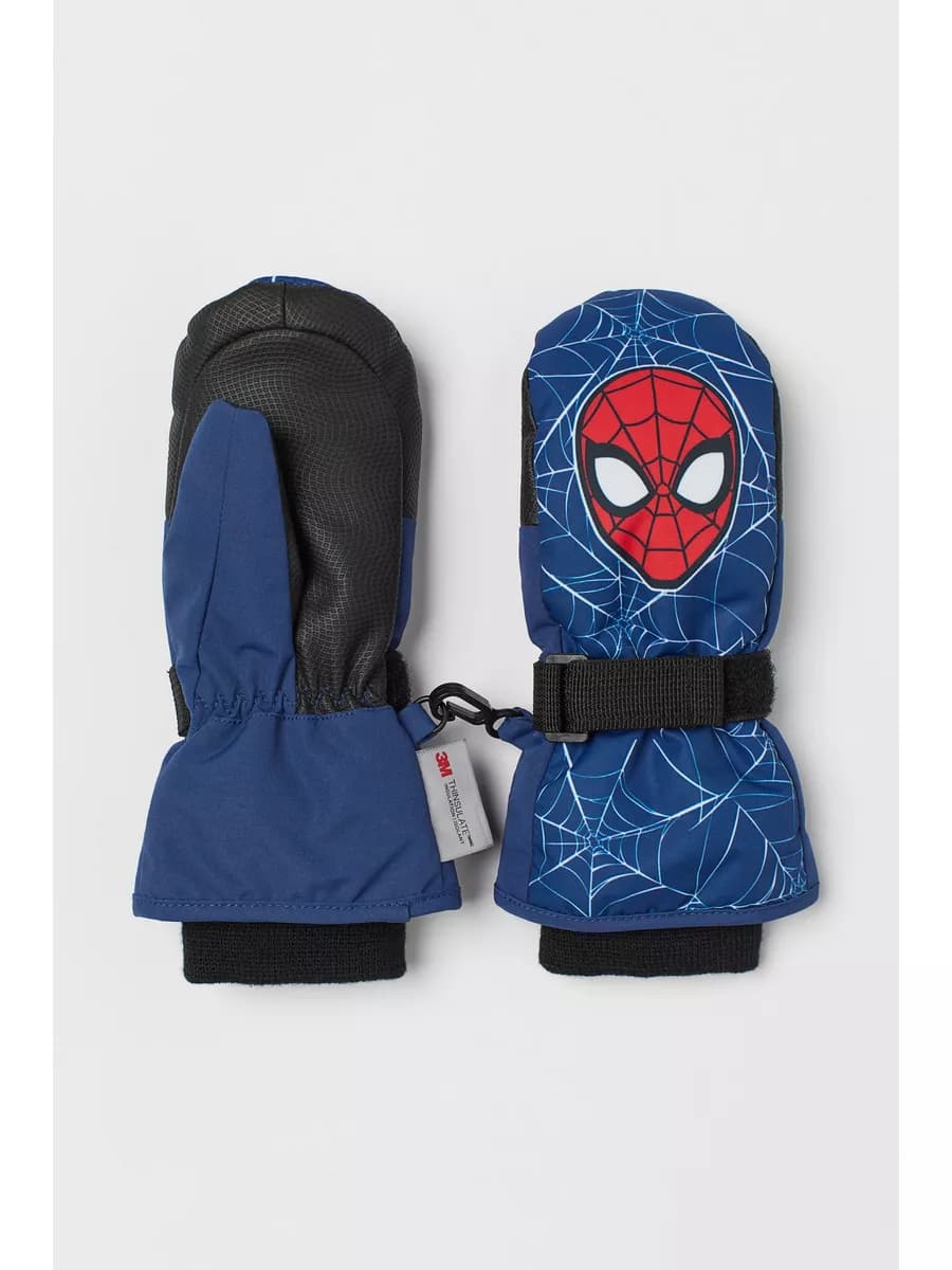 Варежки водоотталкивающие для мальчика Spider Man