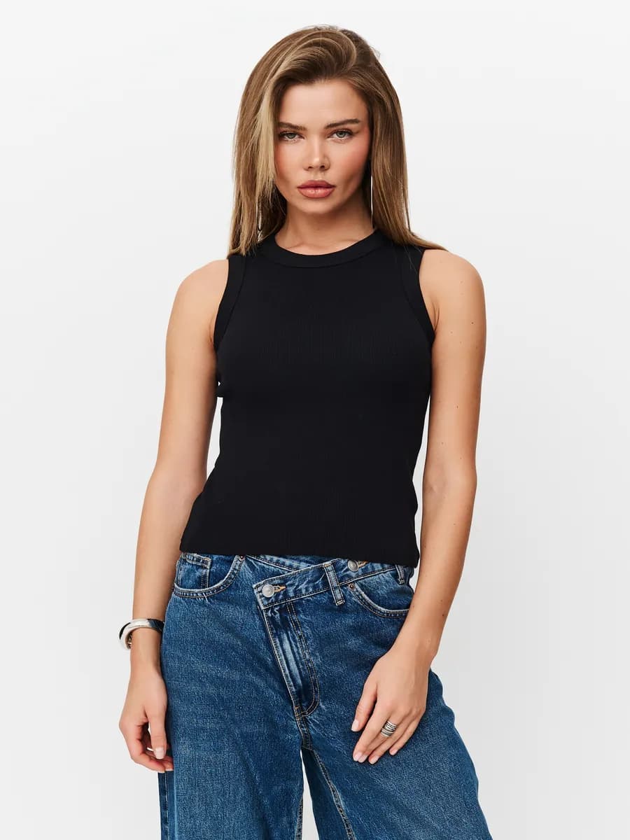 Майка, кроп-топ под пиджак