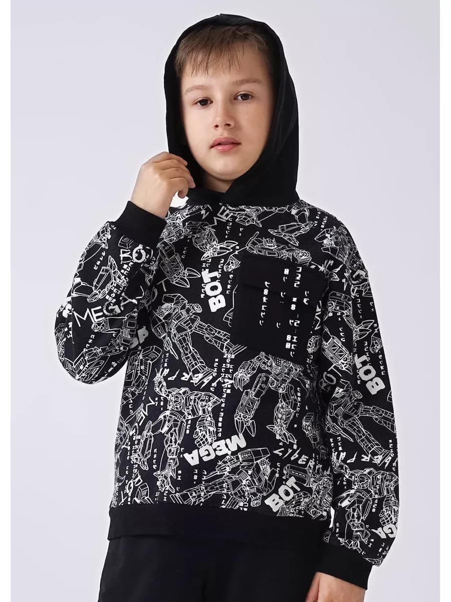 Худи детское тёплое с начёсом