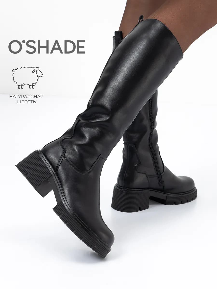 Сапоги зимние женские натуральная кожа - фото 1