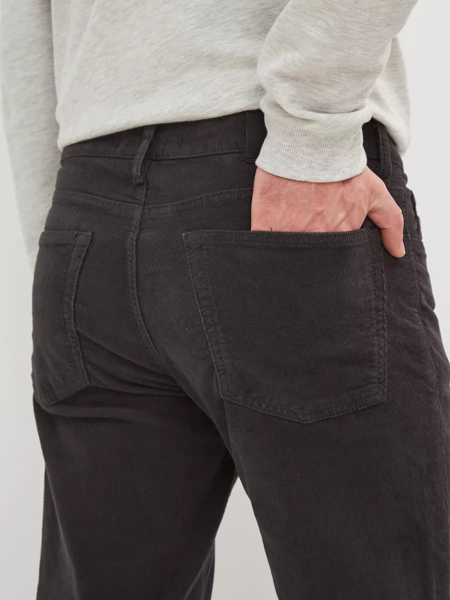 Вельветовые джинсы прямые классические