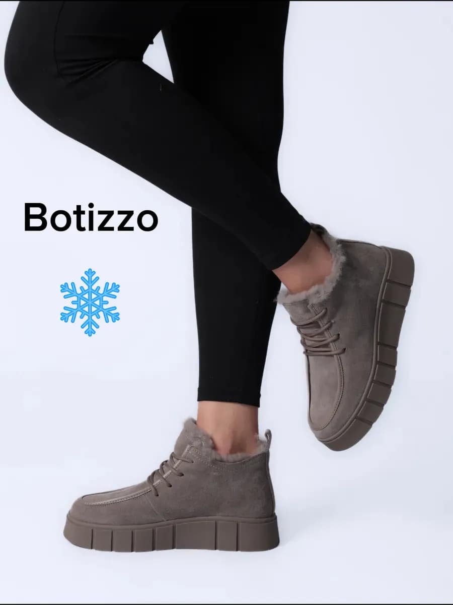 Ботинки женские зимние на меху натуральная замша