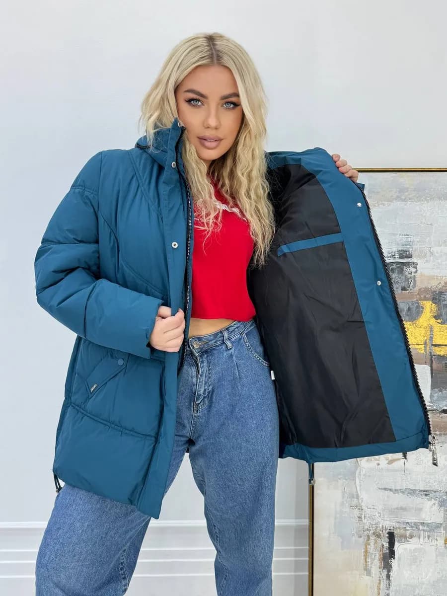 Куртка зимняя женская больших размеров