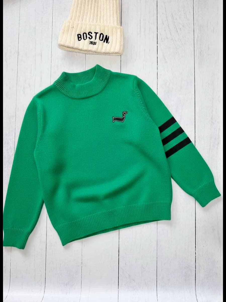 Свитер с принтом детский