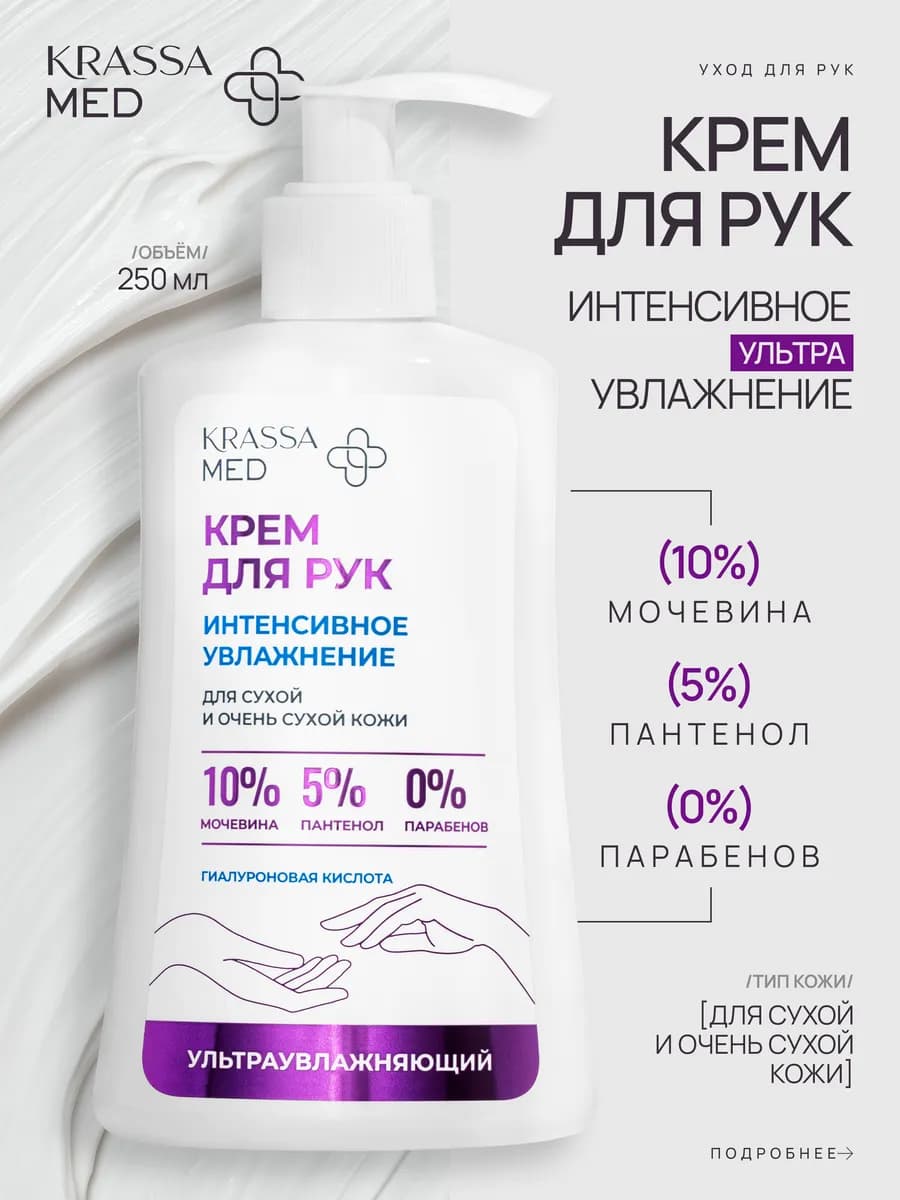 Крем для рук интенсивное увлажнение