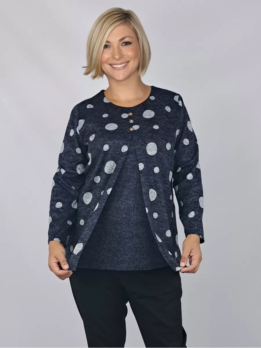 Кофта джемпер большие размеры - фото 1